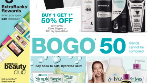 CVS Unilever 'BOGO 50' Feature